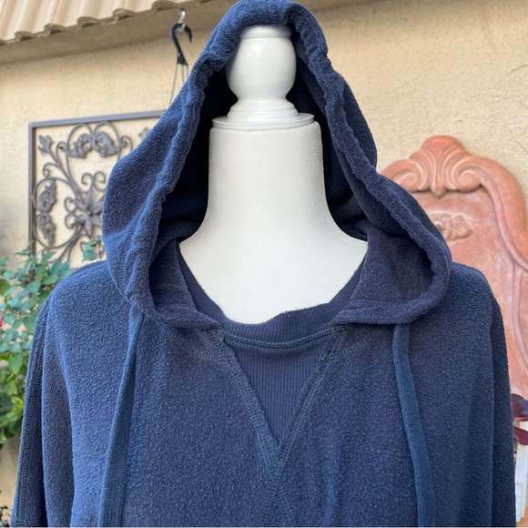 Free People Movement Navy Blue Hoodie Size S - Picture 4 of 15